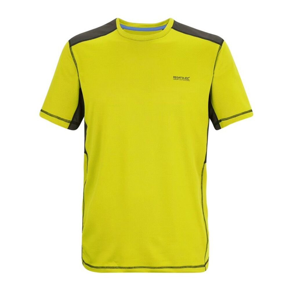 Regatta Mens Virda T-Shirt / Dark Tang/Black
